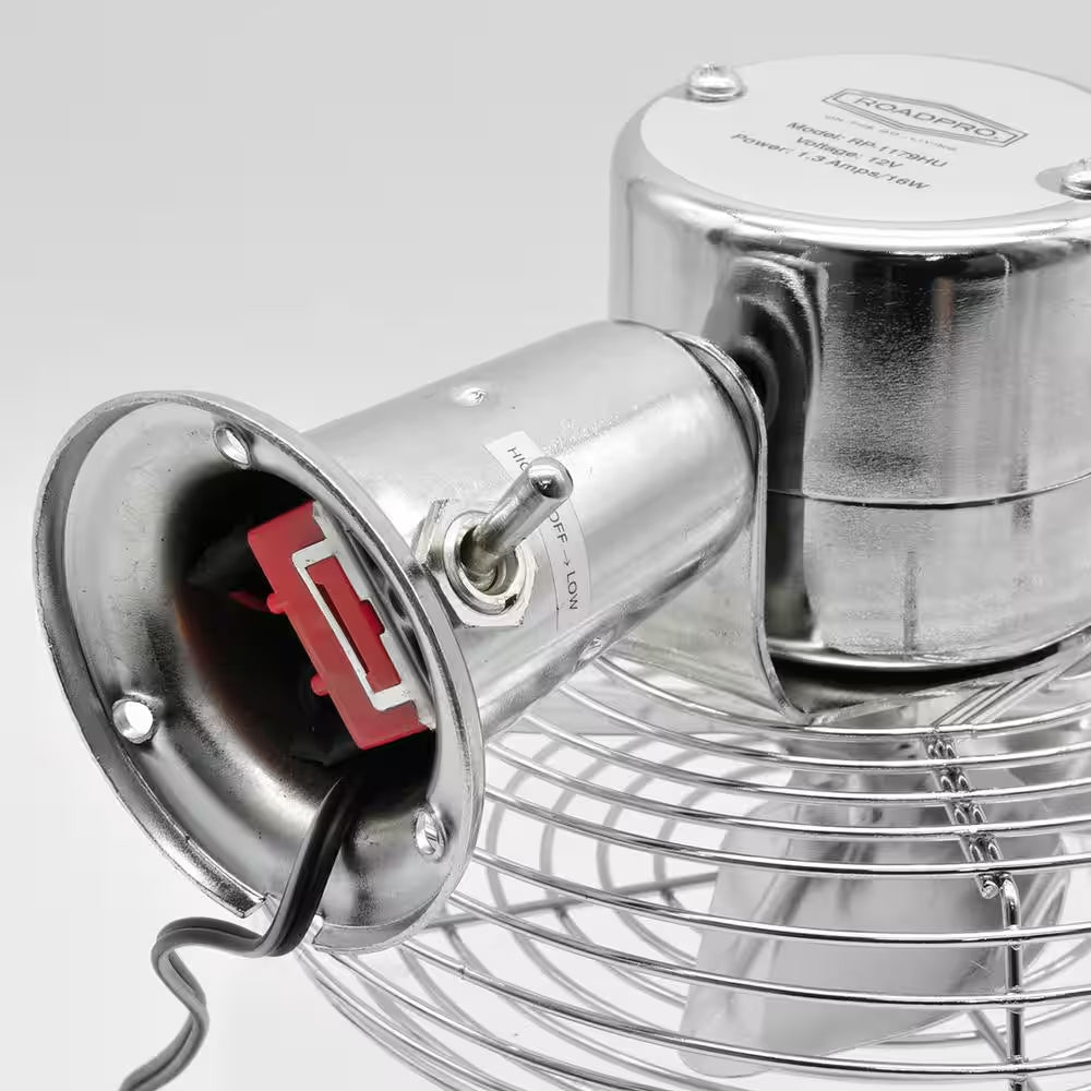 12-Volt Heavy-Duty Metal Fan
