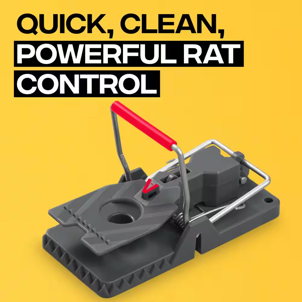 Outdoor and Indoor No-Touch Power Kill Instant-Kill Rat Trap (12-Pack)