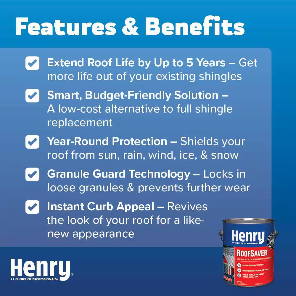 812 Roofsaver Clear Sealer Shingle Roof Coating 0.90 Gal.