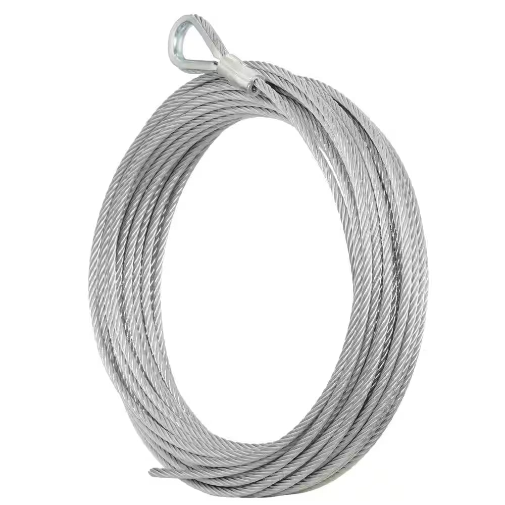 3/16 In. X 50 Ft. Galvanized Uncoated Steel Wire Rope