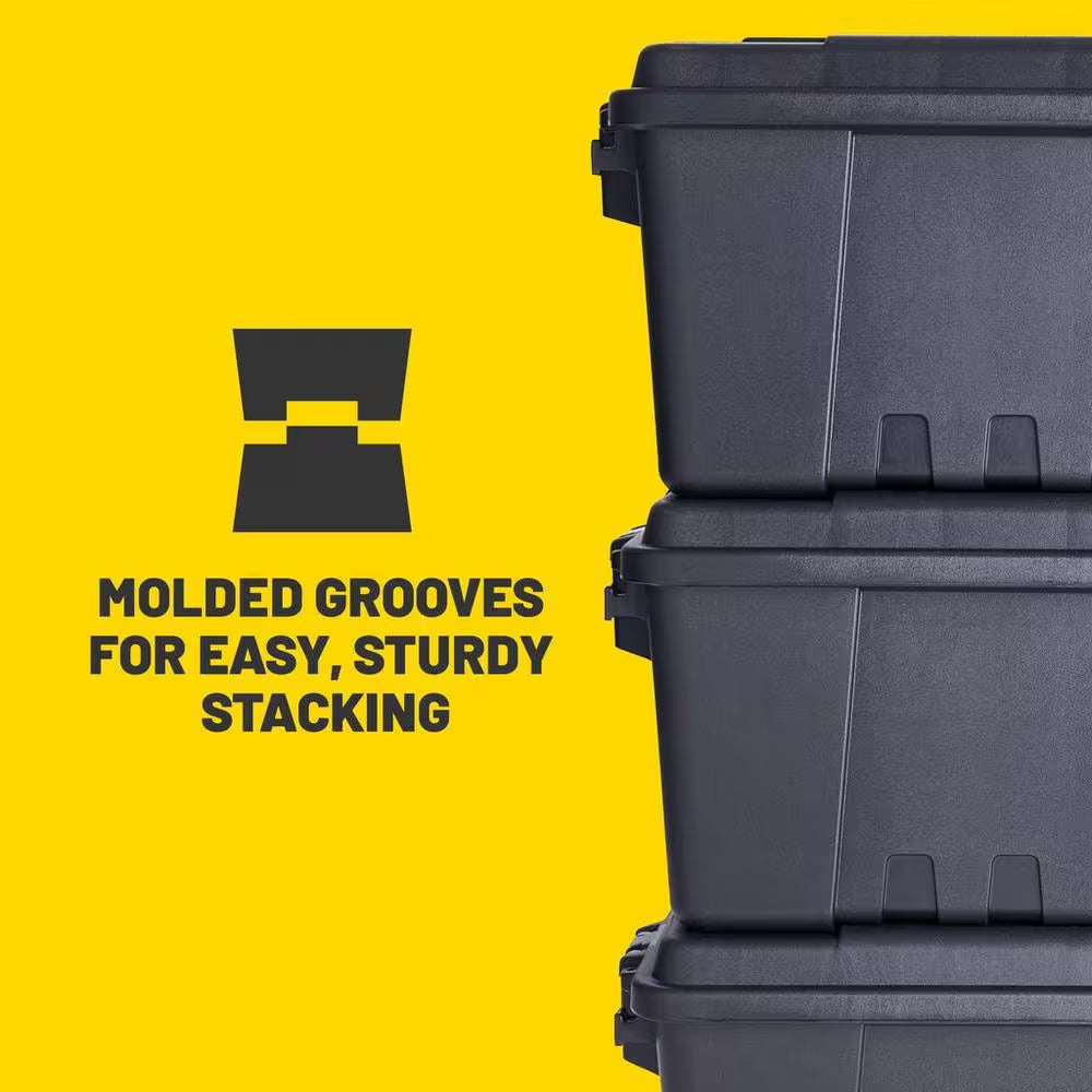 17-Gal. Storage Box in Black