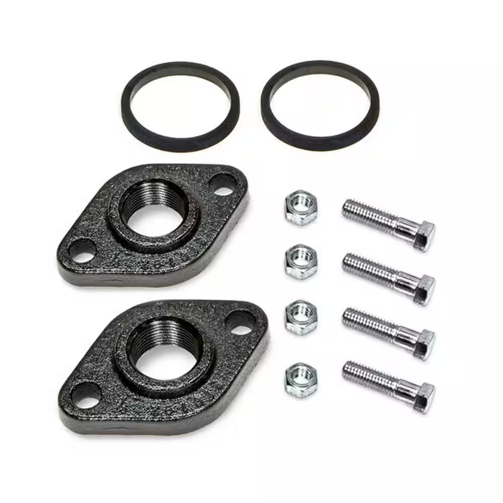 1 In. NPT Cast Iron Circulator Pump Flanges (2-Pack)