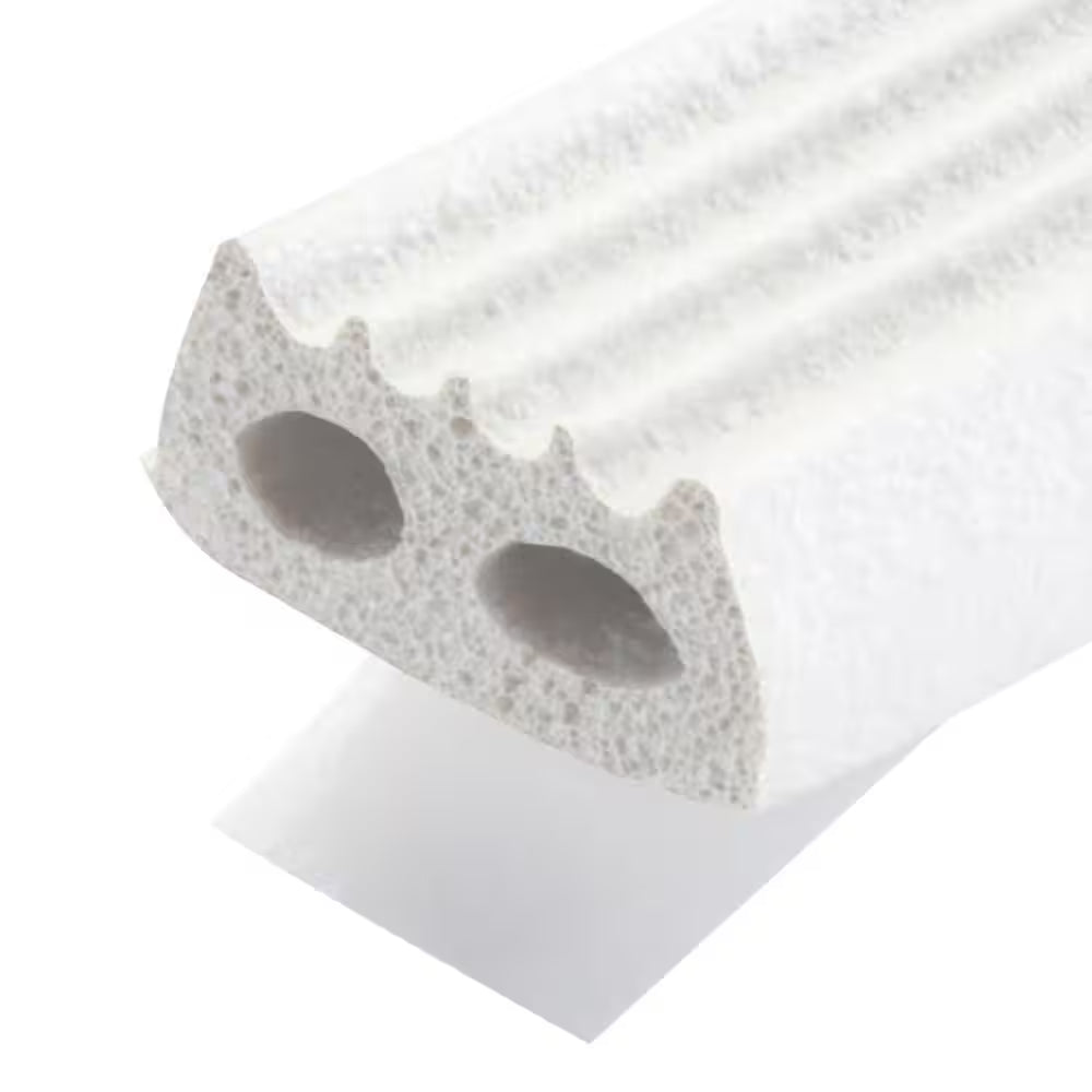 5/16 In. X 19/32 In. X 10 Ft. White Premium Rubber Window Seal for Large Gaps