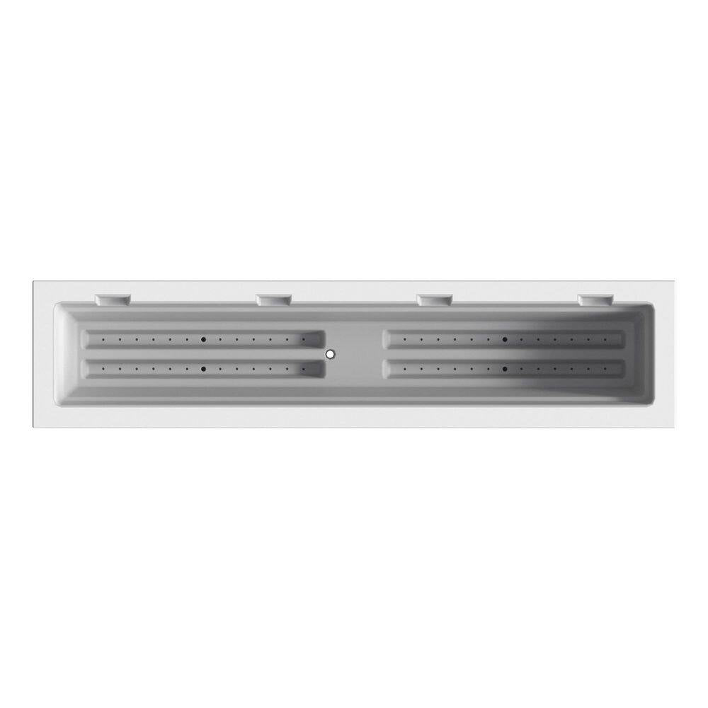 Fairfield 48 In. X 11 In. Self-Watering White Polyethylene Window Box
