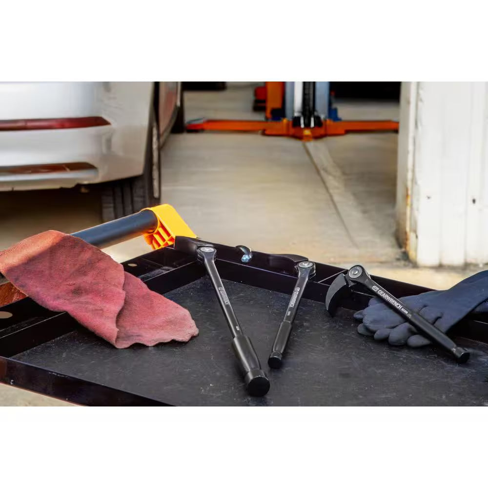 8 In., 10 In., and 16 In. Indexing Head Pry Bar Set (3-Piece)