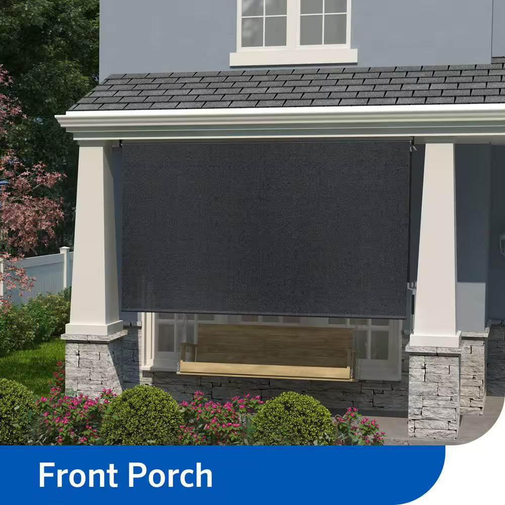 Montecito Cordless UV Blocking Fade Resistant Fabric Exterior Roller Shade 96 In. W X 96 In. L