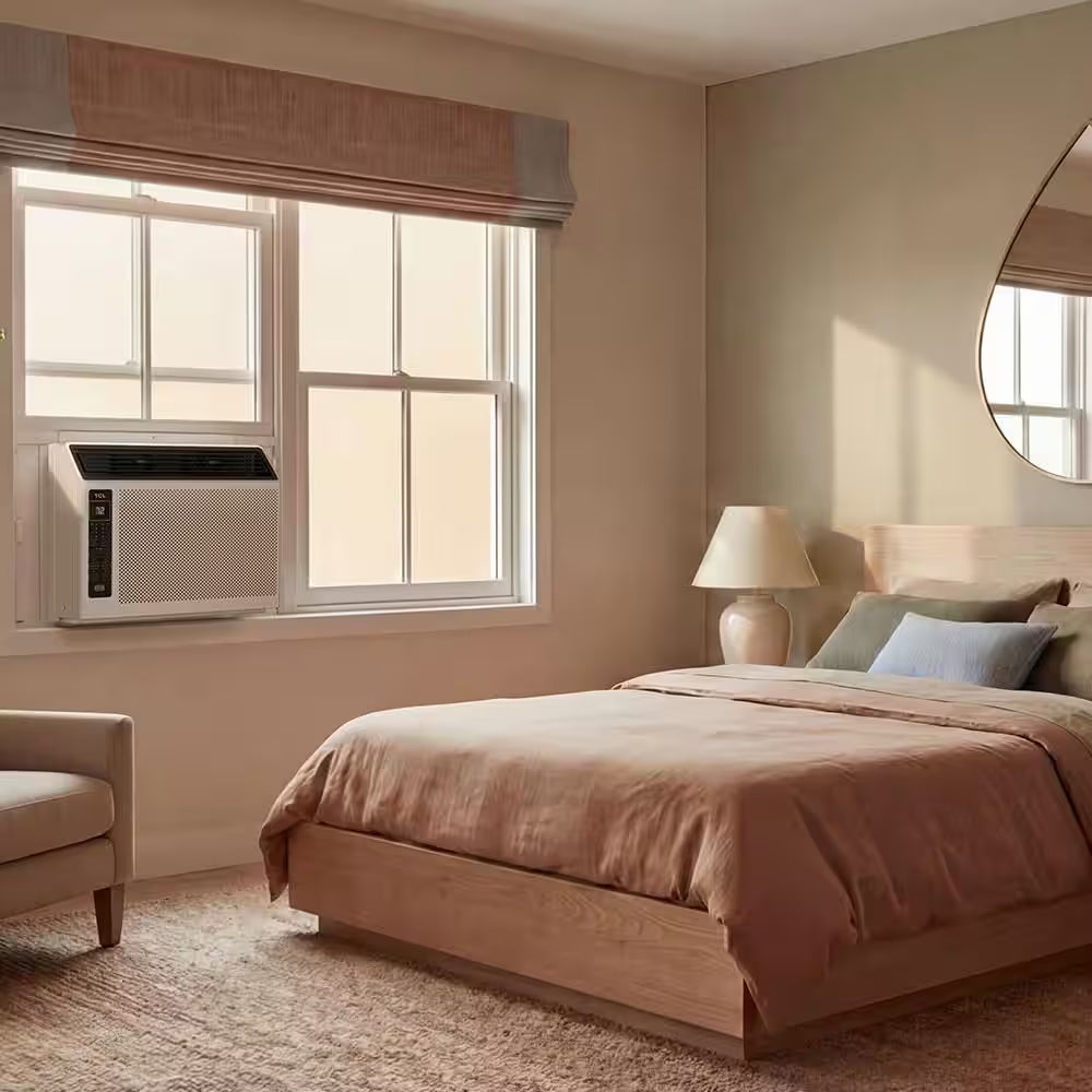 6,000 BTU 115 Volts Window AC Cools 250 Sq. Ft. with Remote in White