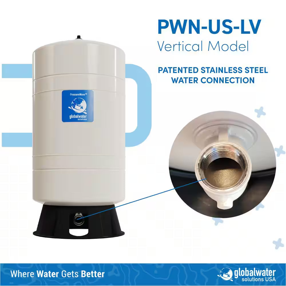 Pressure Wave 21.13 Gal. Vertical Pressurized Well Tank