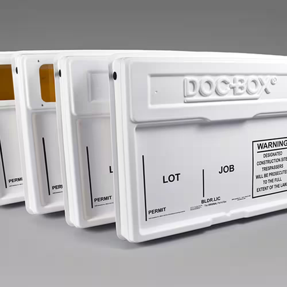 21 In. X 27 In. X 4 In. Outdoor/Indoor Standard Posting Permit Box Unit
