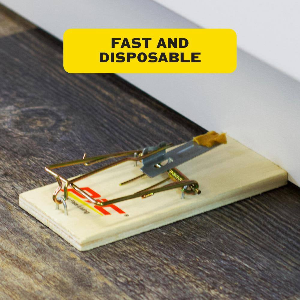 Wood Mouse Traps (Total Number of Traps - 48) (4 Count per Case)