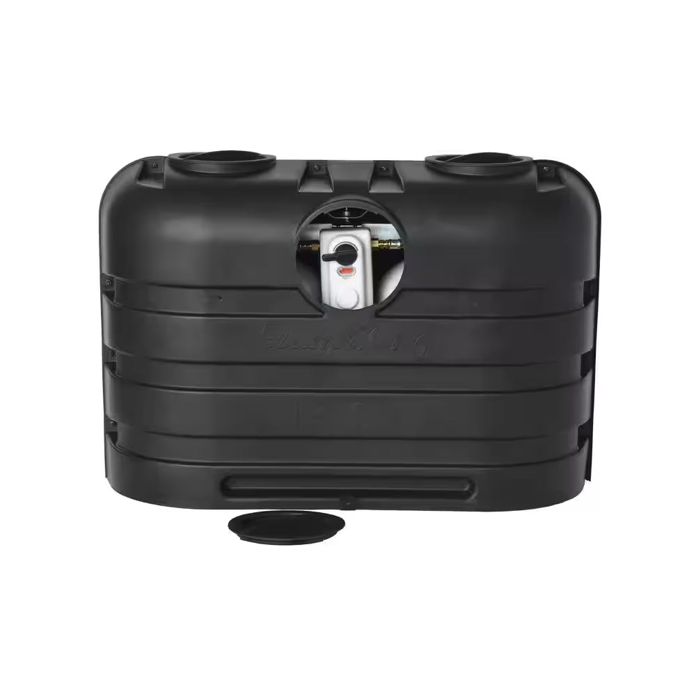 Heavy Duty Dual 20 Lbs. Black Propane Tank Cover for RV, Camper and Travel Trailer