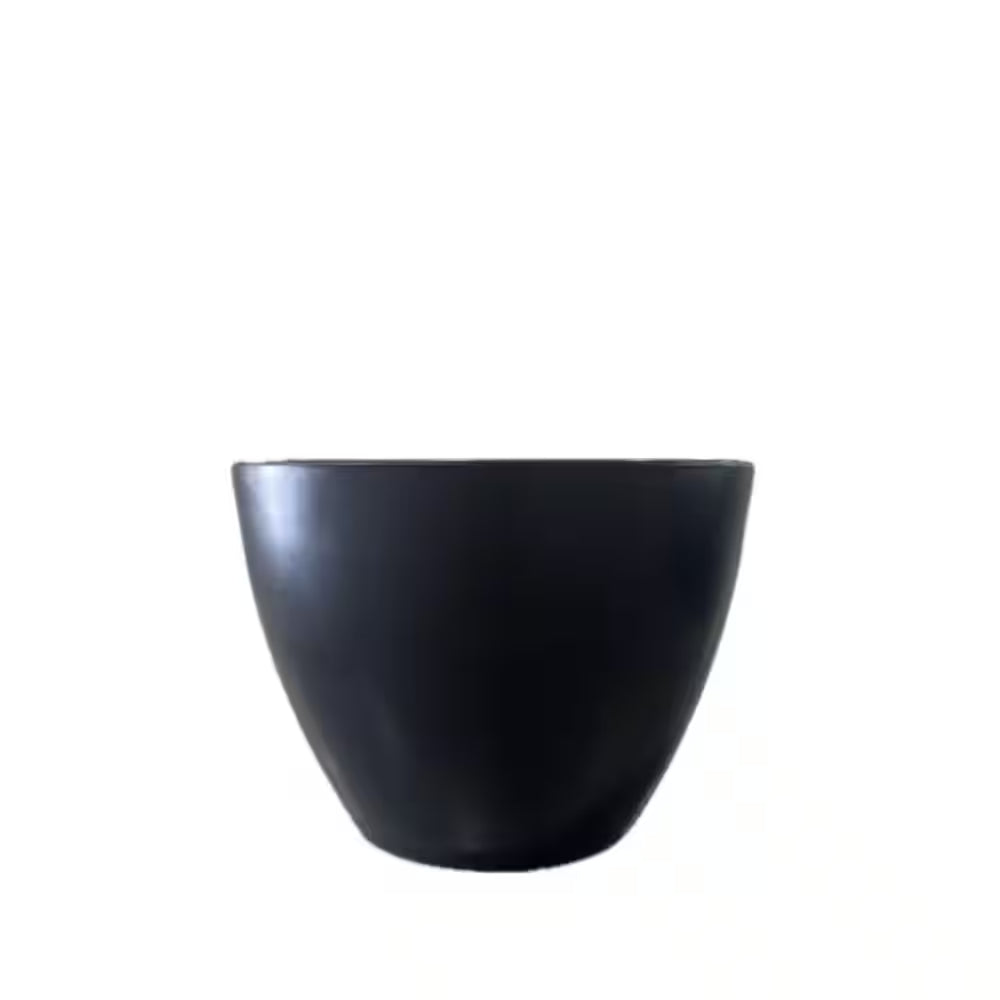 27 In. X 21 In. Charcoal Verona Bowl Plastic Planter