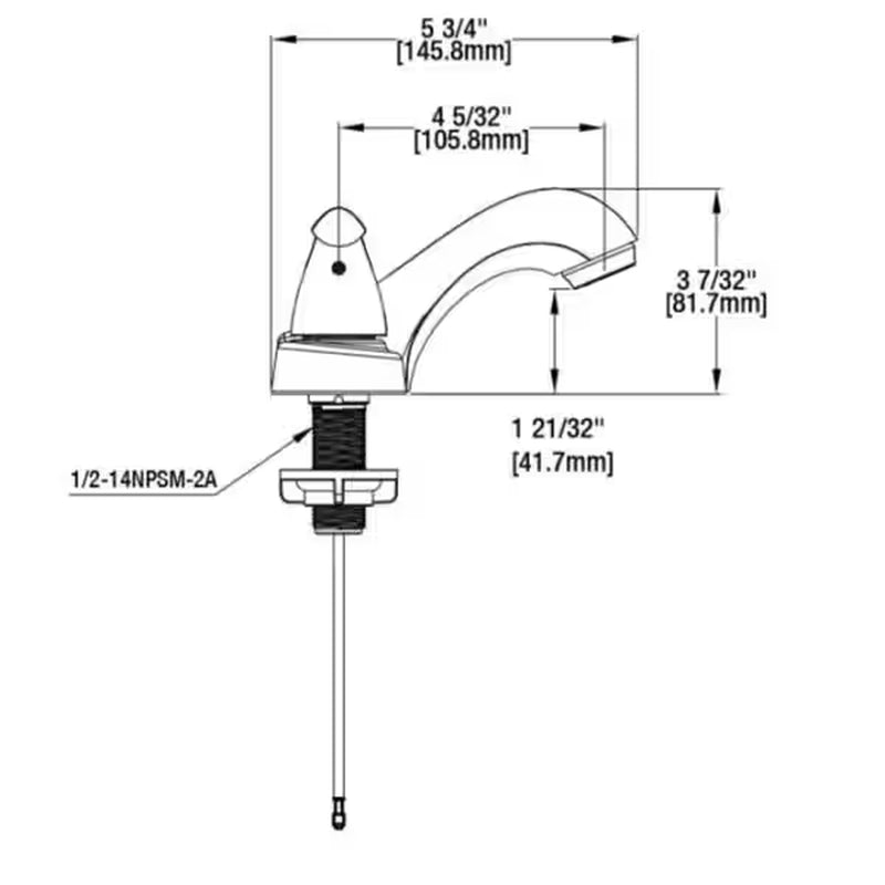 Constructor 4 In. Centerset Double Handle Low-Arc Bathroom Faucet in Brushed Nickel