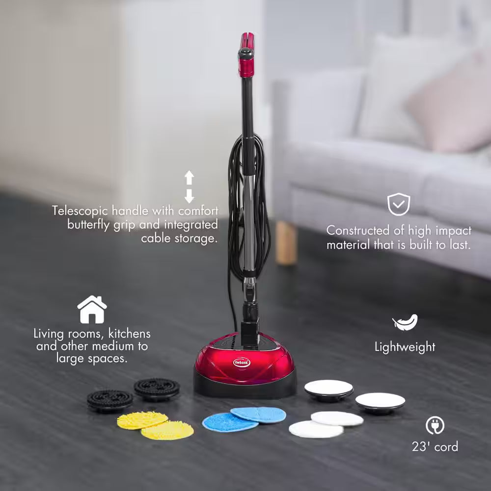 Floor Cleaner, Scrubber, and Polisher, 23 Ft. Cord
