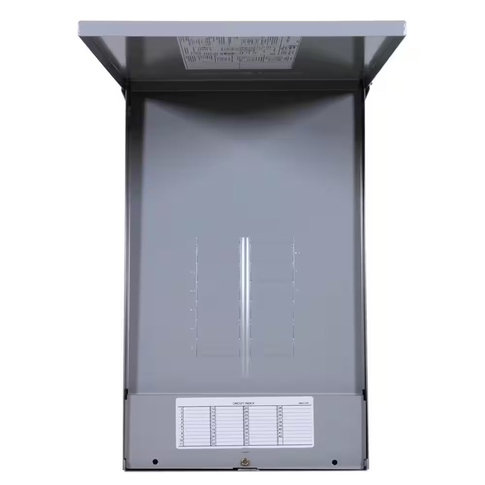 Powermark Gold 125 Amp 12-Space 12-Circuit 3-Phase Outdoor Main Lug Circuit Breaker Panel (TL12412R)