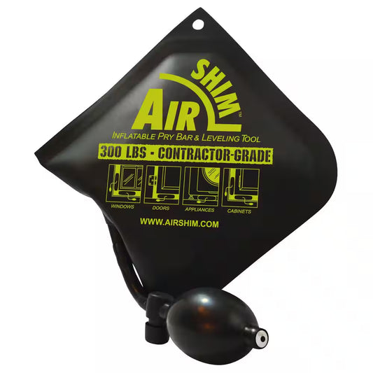 Contractor Grade Airshim Inflatable Pry Bar and Leveling Tool That Holds up to 300 Lbs.