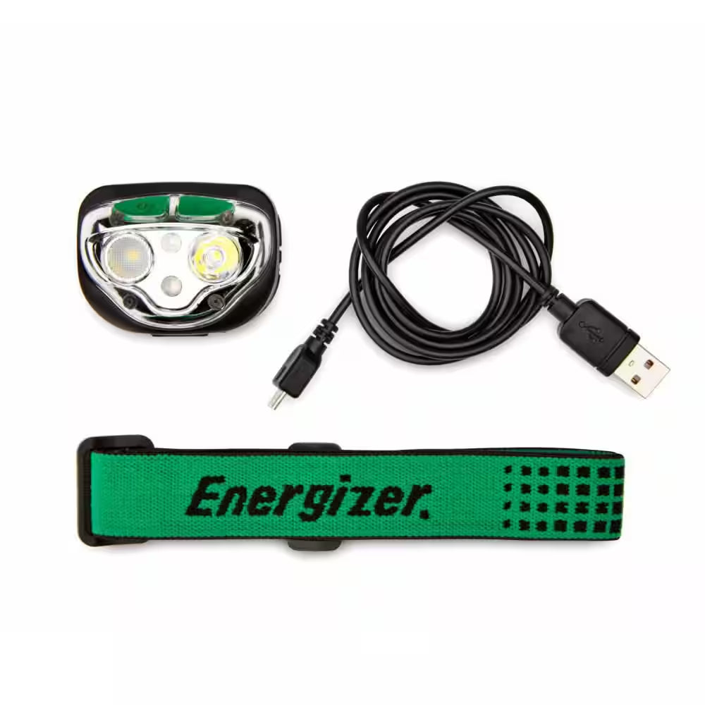 Vision Ultra HD Rechargeable Headlamp, 400 Lumens