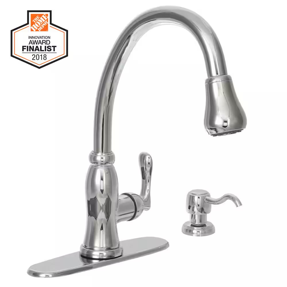 Pavilion Pull-Down Sprayer Kit in Chrome