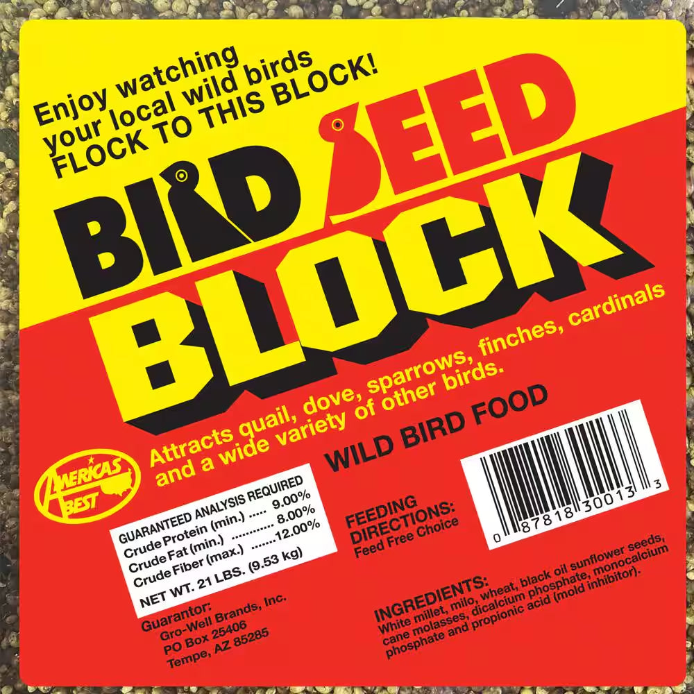 21 Lb. Wild Bird Millet Seed Block