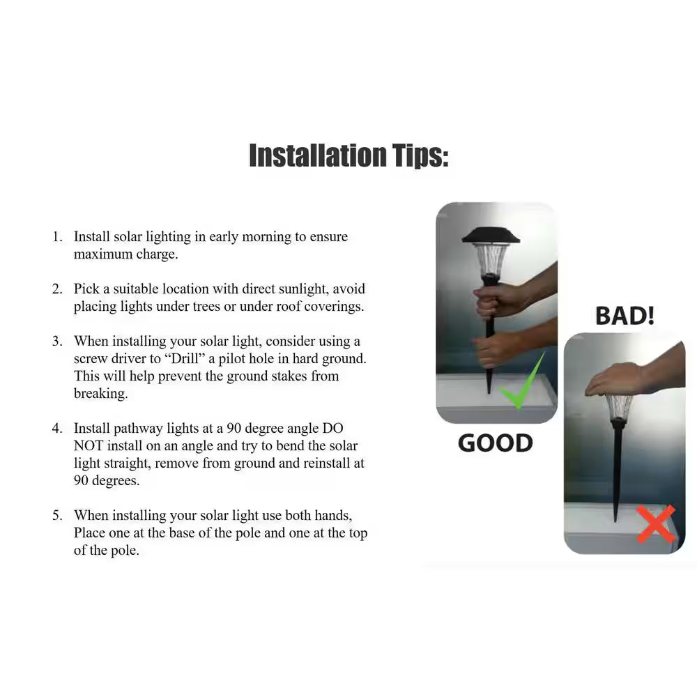 10 Lumen Black LED Weather Resistant Outdoor Solar Wall Light