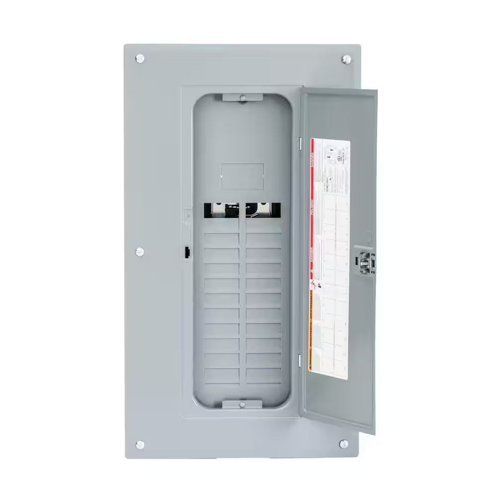 Homeline 125 Amp 20-Space 40-Circuit Indoor Main Lug Plug-On Neutral Load Center with Cover