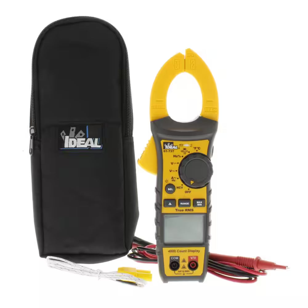 400 Amp AC TRMS Clamp Meter, with NCV and Temp