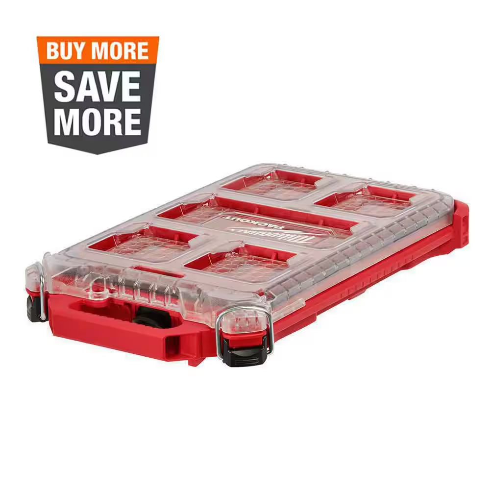 PACKOUT 5-Compartment Low-Profile Compact Small Parts Organizer