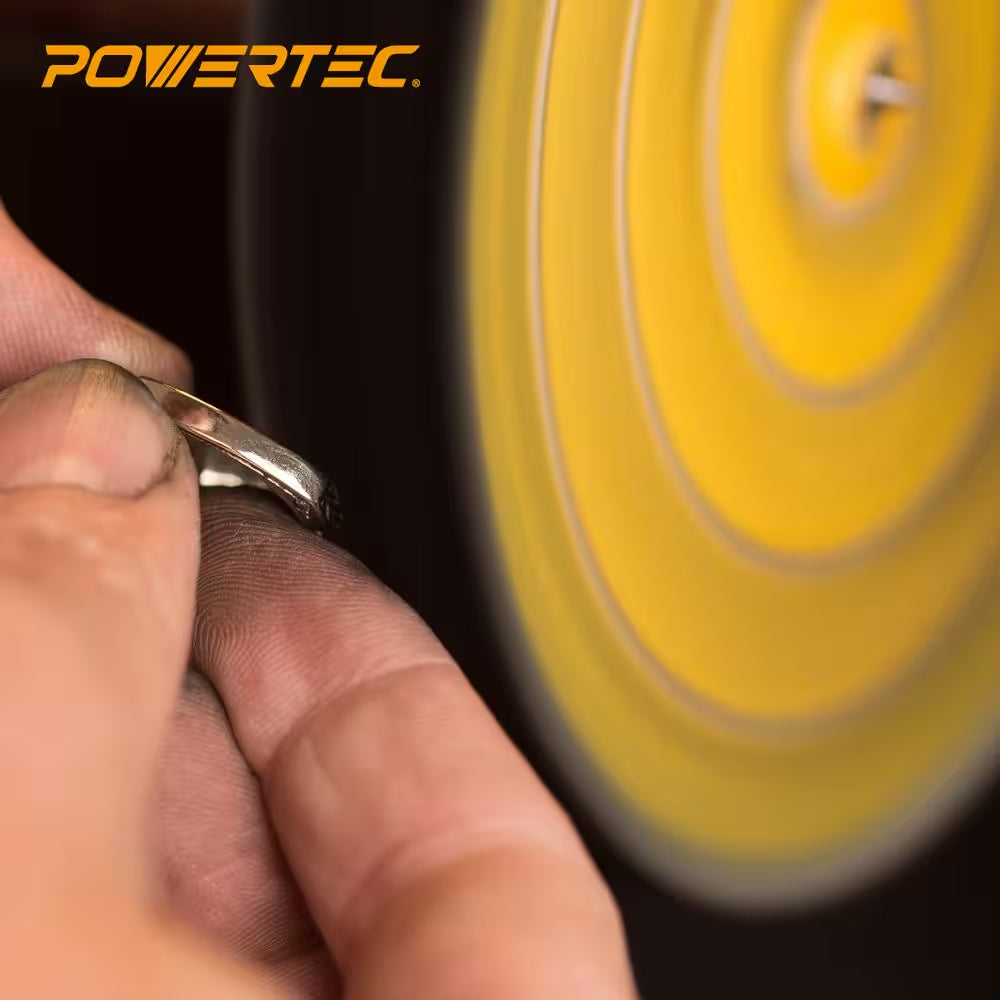 6 In. Bench Grinder Buffing Wheel Kit with 3-Piecs Polishing Compound Set