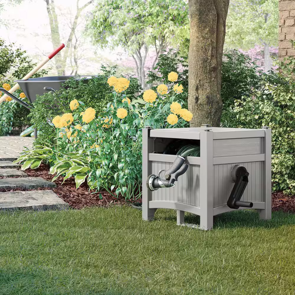 100 Ft. Hose Hideaway Dove Gray