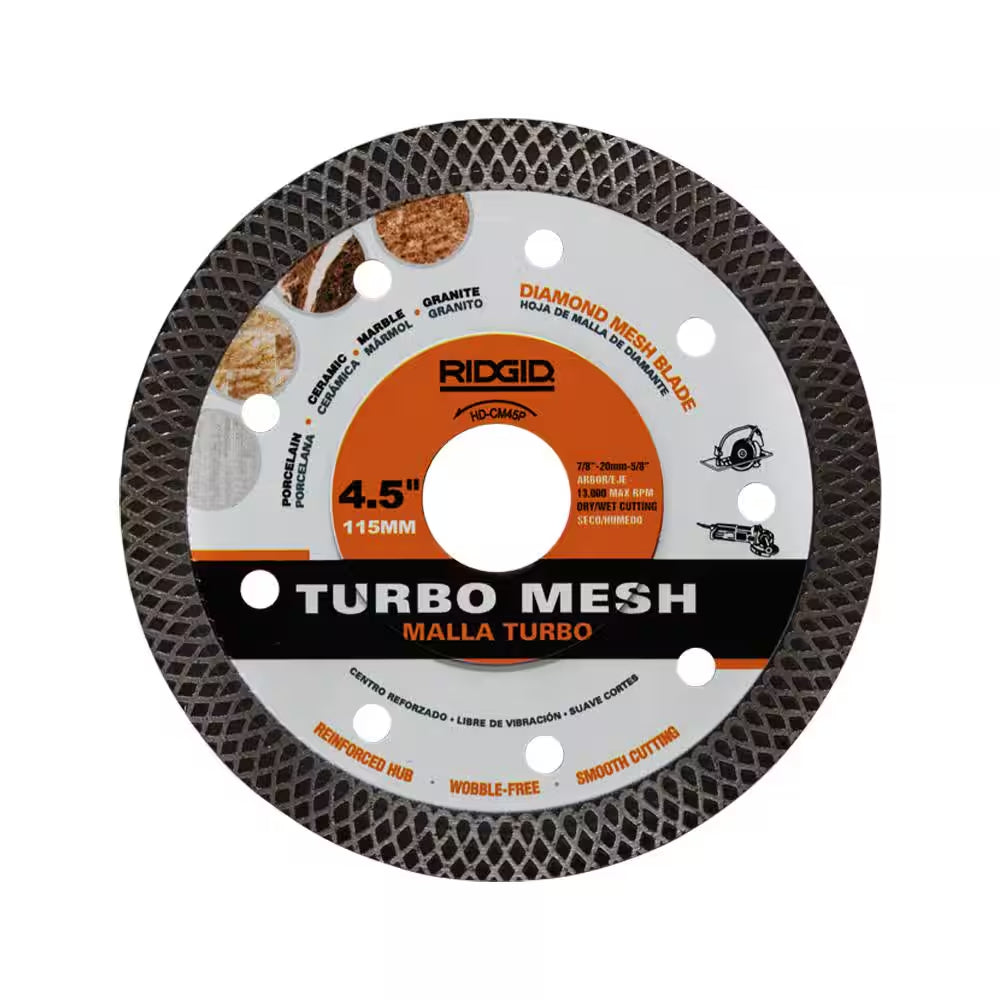 4.5 In. Continuous Rim Blade with Mesh Rim