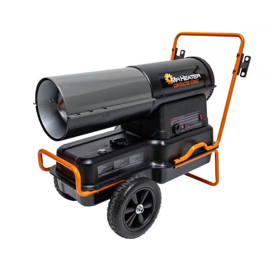 Contractor Series 140,000 BTU Black Forced Air Kerosene/Diesel Outdoor Space Heater with Thermostat