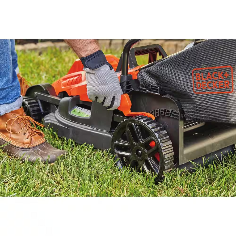 15 In. 10 AMP Corded Electric Walk behind Push Lawn Mower
