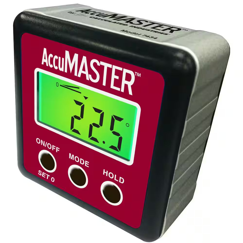 Accumaster 2-In-1 Digital Angle Gauge