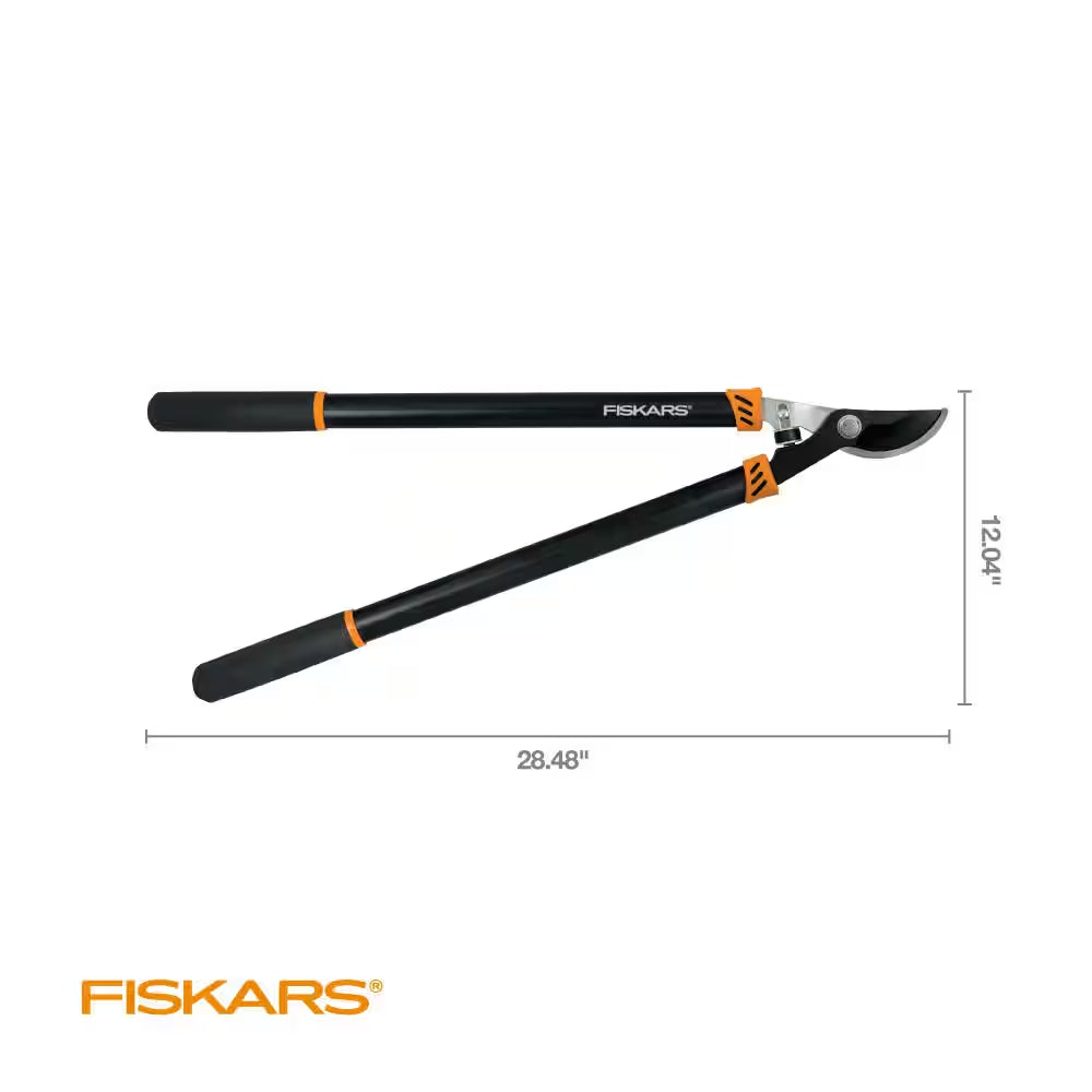 1-1/2 In. Cut Capacity Low-Friction Steel Blade, 28 In. Bypass Lopper with Non-Slip Handles