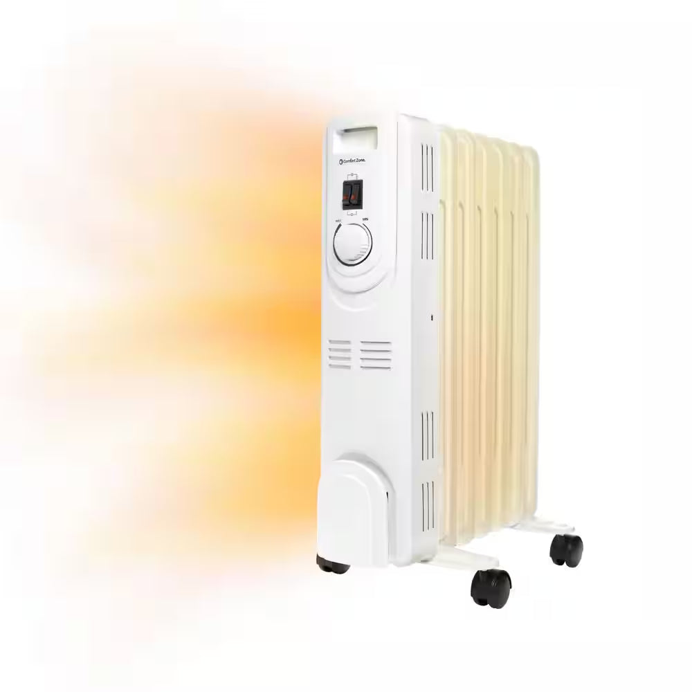 1,200-Watt Electric Oil-Filled Radiant Space Heater