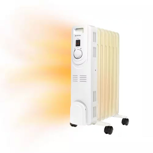 1,200-Watt Electric Oil-Filled Radiant Space Heater