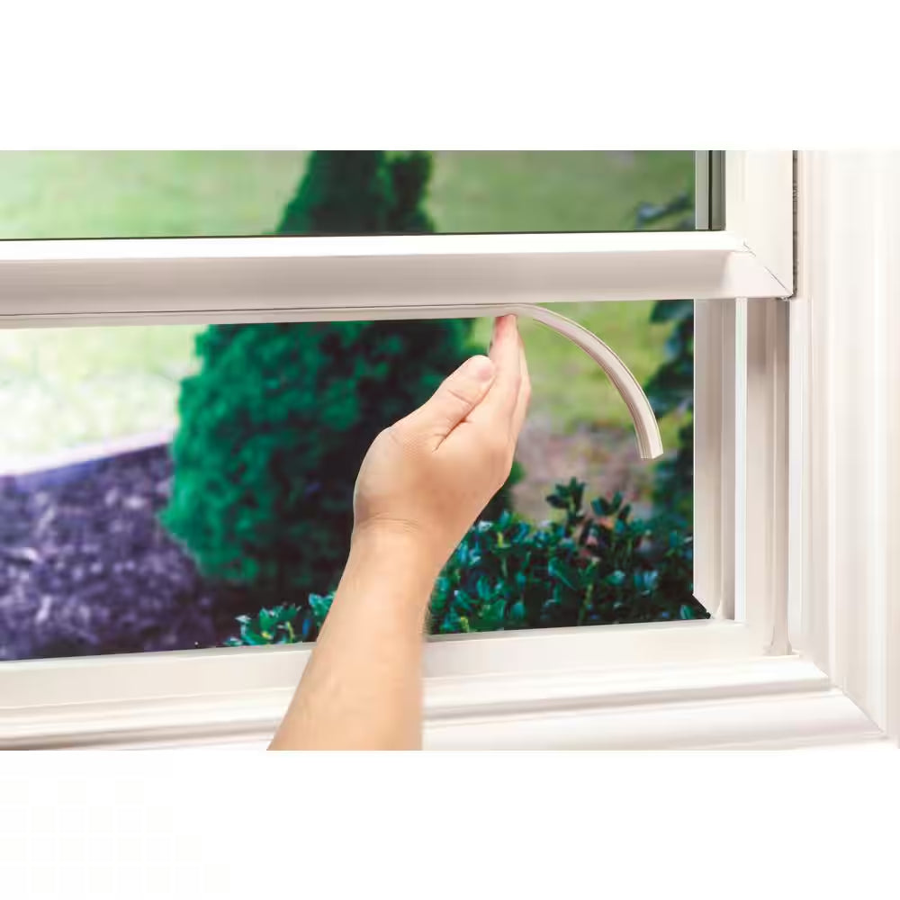 5/16 In. X 19/32 In. X 10 Ft. White Premium Rubber Window Seal for Large Gaps