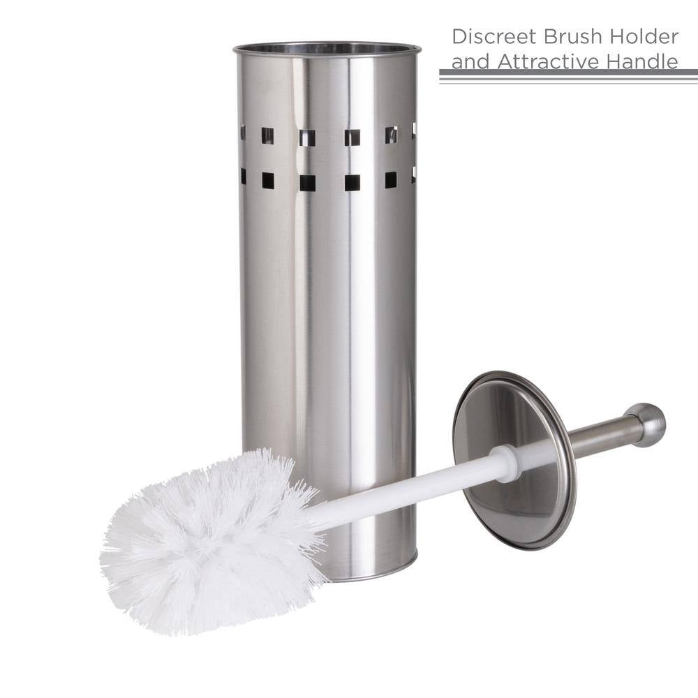 Stainless Steel Toilet Brush with Air Vents-Promo