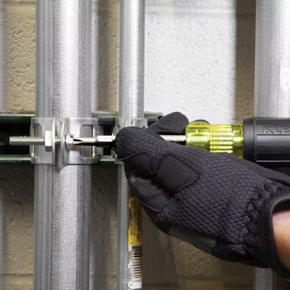 Heavy-Duty Multi-Bit Screwdriver/Nut Driver- Cushion Grip Handle