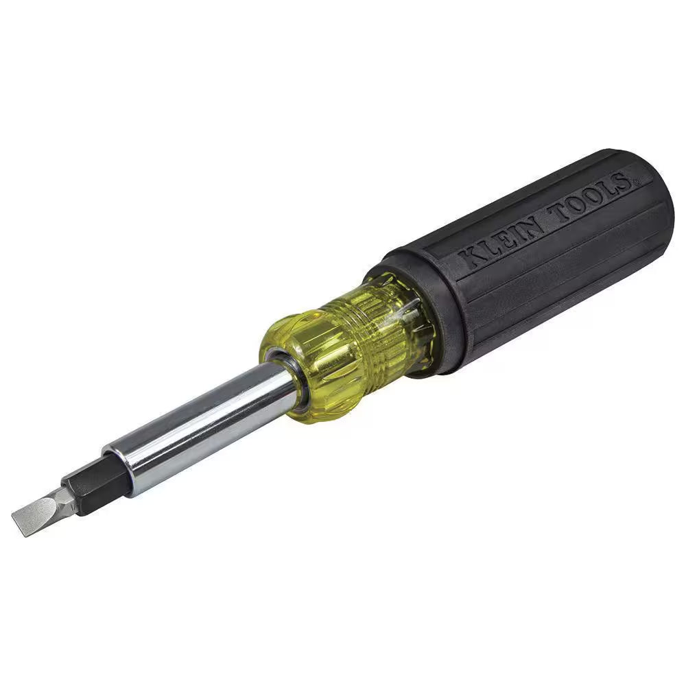 Heavy-Duty Multi-Bit Screwdriver/Nut Driver- Cushion Grip Handle
