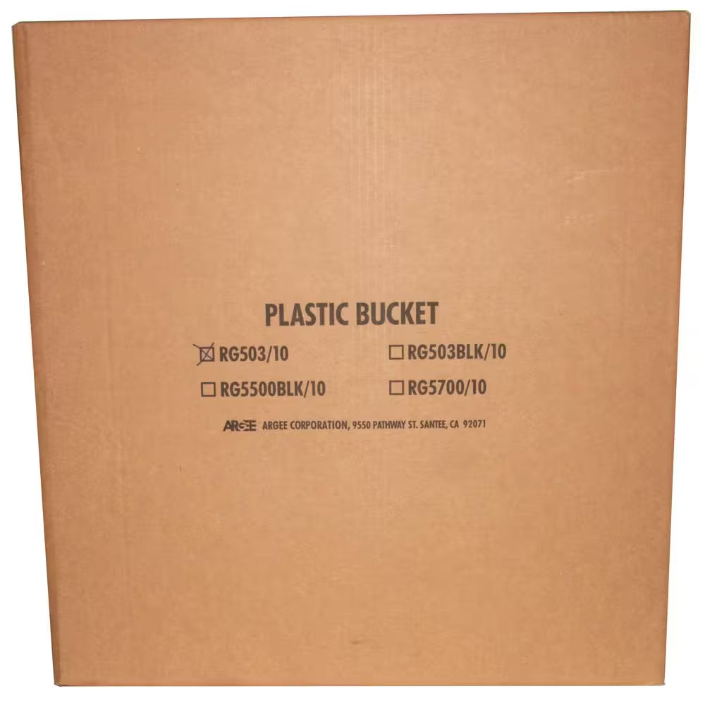 3.5 Gal. White Bucket (10-Pack)