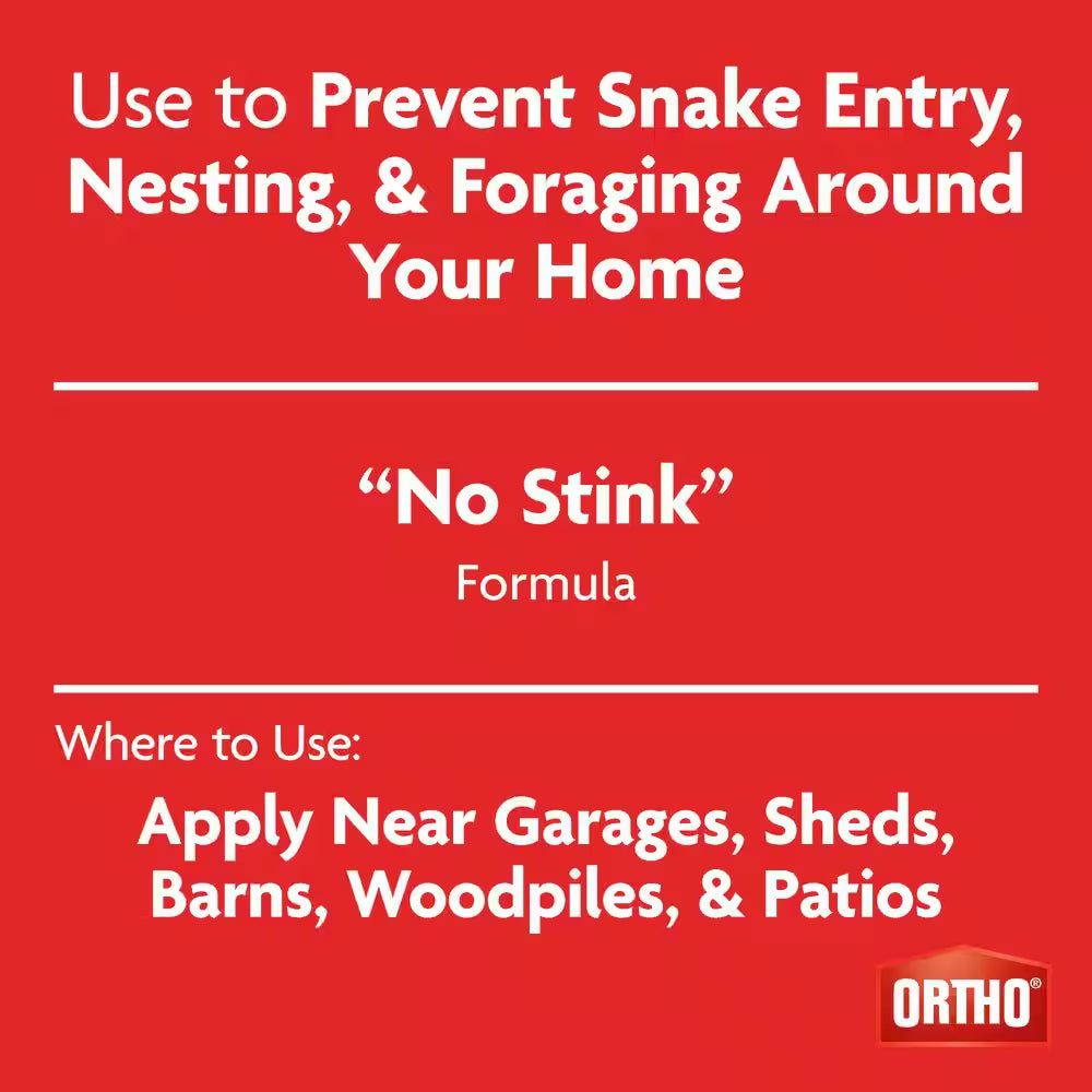 Snake B Gon1-Snake Repellent Granules, No-Stink Formula, Covers up to 1,440 Sq. Ft. 2 Lbs.