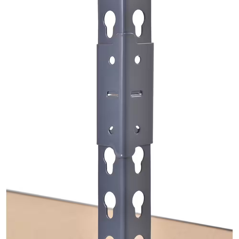 4-Pack Steel Post Coupling Outer in Grey (4 In. H X 1.375 In. W X 1.375 In. D)