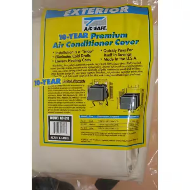 Large Air Conditioner Exterior Cover