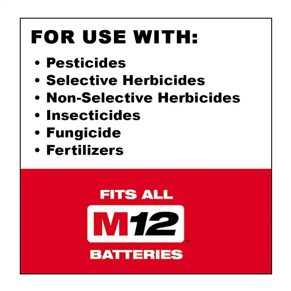 M12 12-Volt 2 Gal. Lithium-Ion Cordless Handheld Sprayer Kit with 2.0 Ah Battery and Charger