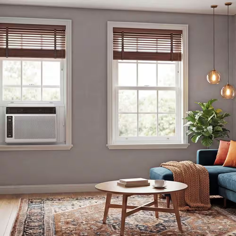 6,000 BTU 115 Volts Window AC Cools 250 Sq. Ft. with Remote in White