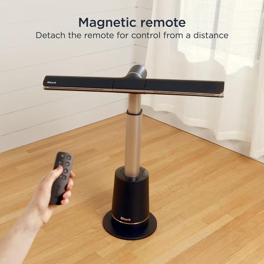 Turboblade 31.5In. 10 Speed Ultra-Powerful Bladeless Tower Fan in Charcoal 180° Oscillation, Pivots and Twists