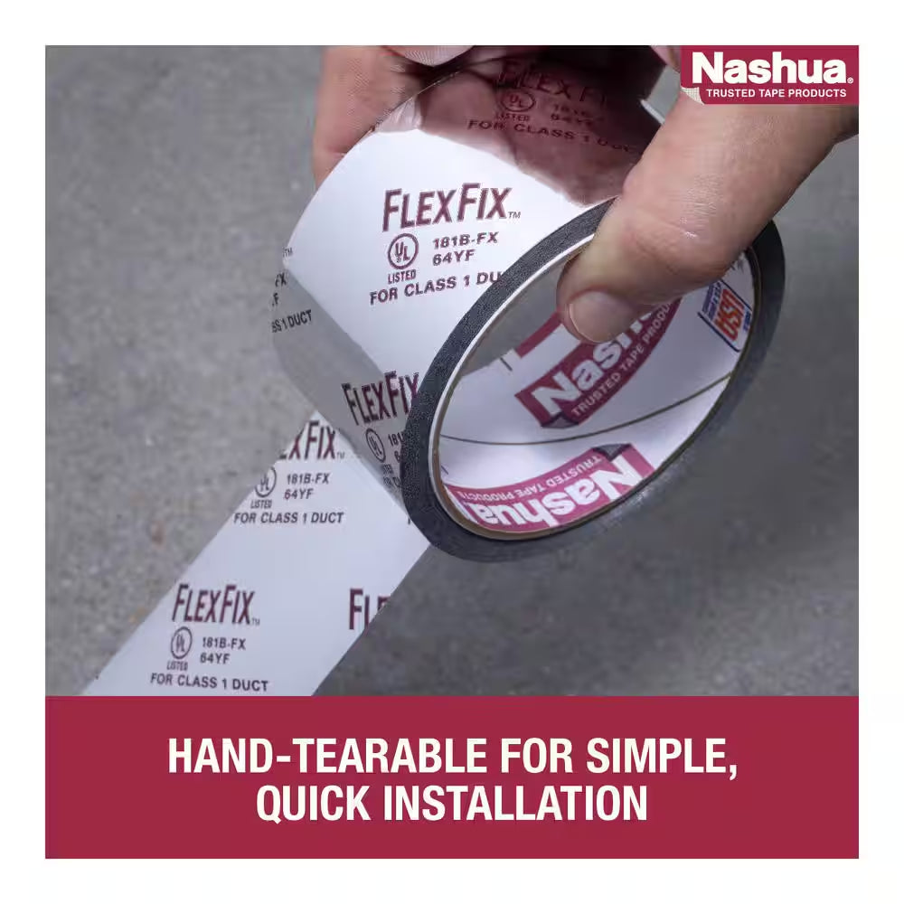 1.89 In. X 30 Yd. Dryer Vent Installation Air Duct Accessory Duct Tape