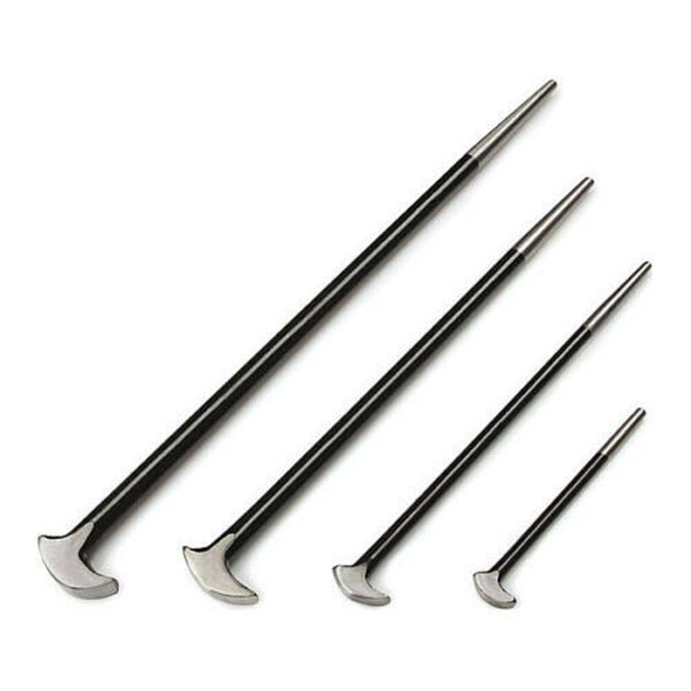 6 In. X 13 In. X 16 In. X 20 In. Heel Pry Bar Pointed Head Heavy-Duty Crows Foot Set (4-Piece)