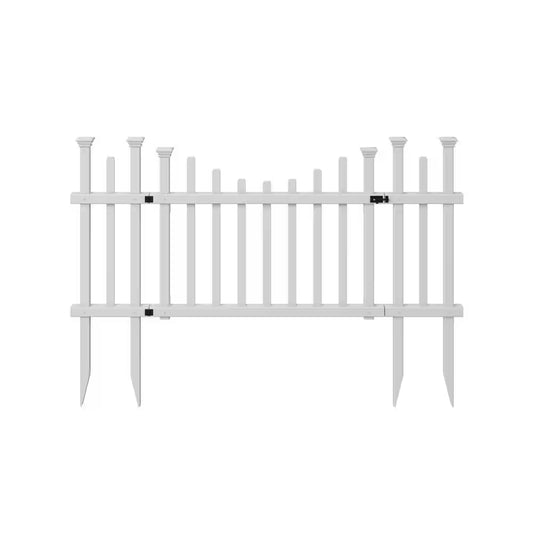 5 Ft. W X 2.5 Ft. H White Vinyl Washington Fence Gate Kit